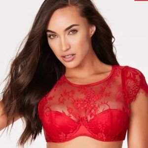 Ophelia  Delicate Lace Push Up Bra medium NWT